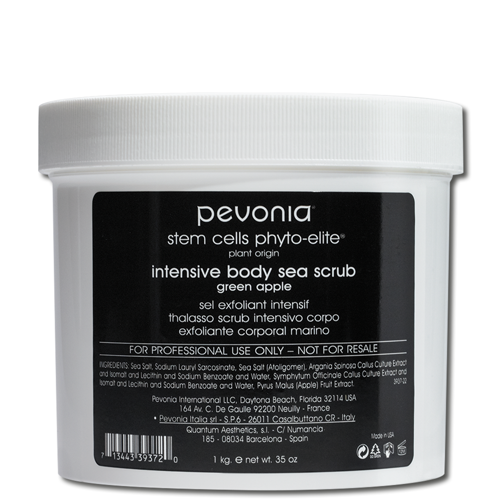 Stem Cells Phyto-Elite Intensive Body Sea Scrub Green Apple - Professional Use Only